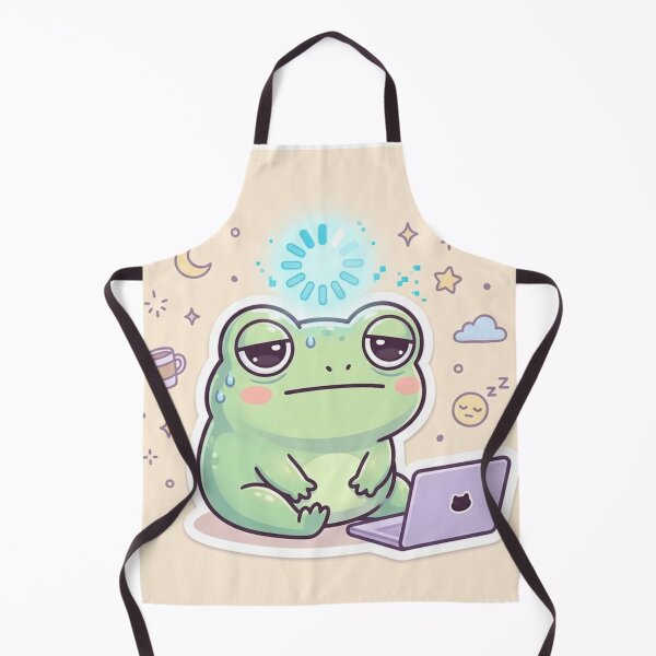 Item preview, Mentally Buffering Frog Sticker designed and sold by Elviqus Shop.