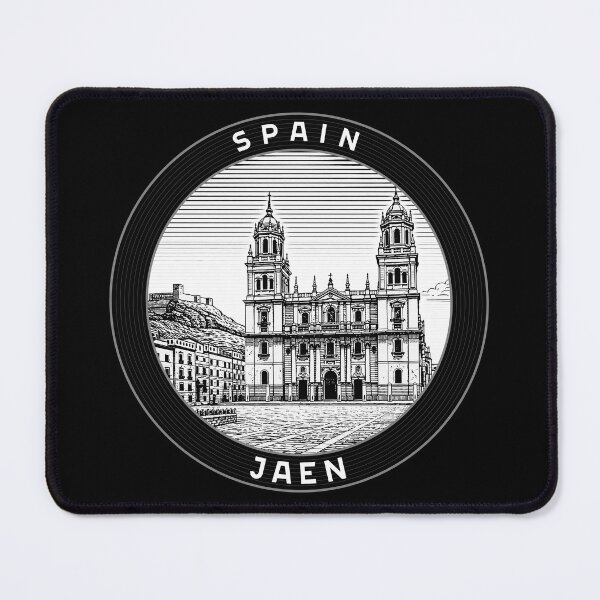 Item preview, Jaen Spain Linocut Style designed and sold by Thistle-TShop.