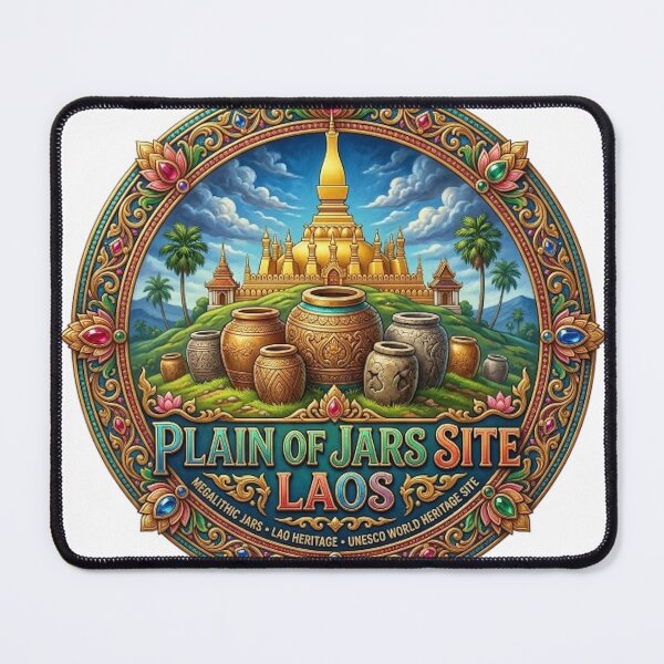 Item preview, PLAIN OF JARS SITE, LAOS designed and sold by likbatonboot.