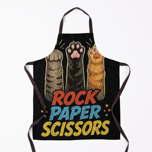 Item preview, Funny Cat Paws Rock Paper Scissors Retro Vintage Design designed and sold by haitrieuic96.
