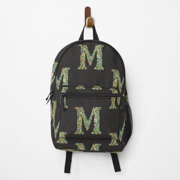 Item preview, Magic Floral Letter M – Ornate Vintage Monogram Design designed and sold by Les-Ink-Studio.