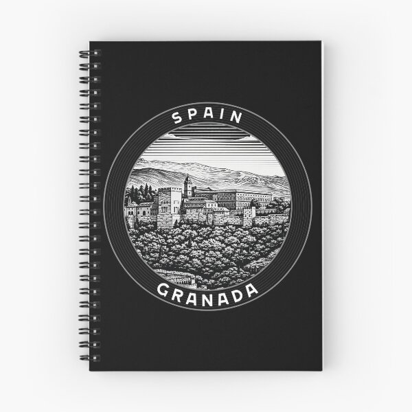 Item preview, Granada Spain Linocut Style  designed and sold by Thistle-TShop.