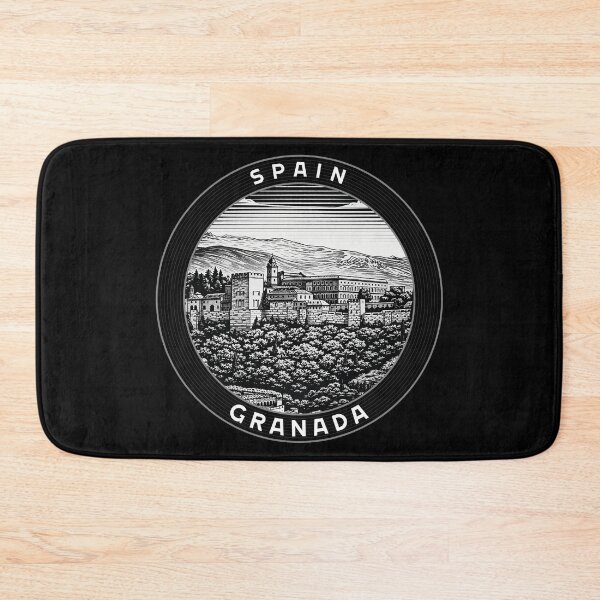 Item preview, Granada Spain Linocut Style  designed and sold by Thistle-TShop.