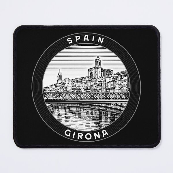 Item preview, Girona Spain Linocut Style  designed and sold by Thistle-TShop.