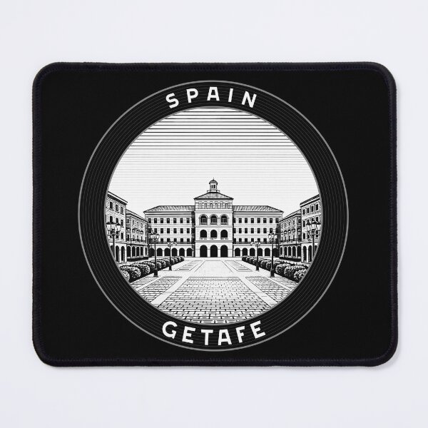 Item preview, Getafe Spain Linocut Style designed and sold by Thistle-TShop.