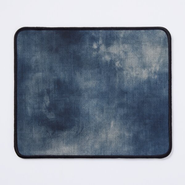Item preview, Washed Indigo Cotton Textile Abstract Pattern designed and sold by frumixart.