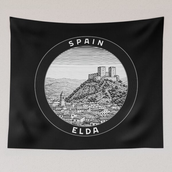 Item preview, Elda Spain Linocut Style  designed and sold by Thistle-TShop.