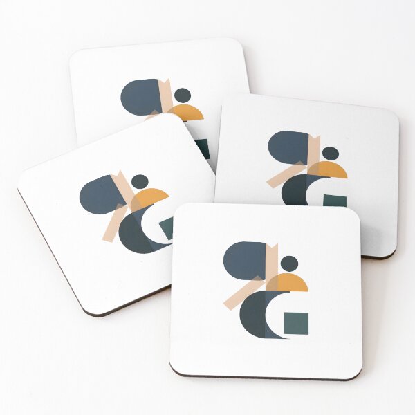Item preview, Modern Abstract Geometric Composition with Minimalist Shapes  designed and sold by Idrojibz.