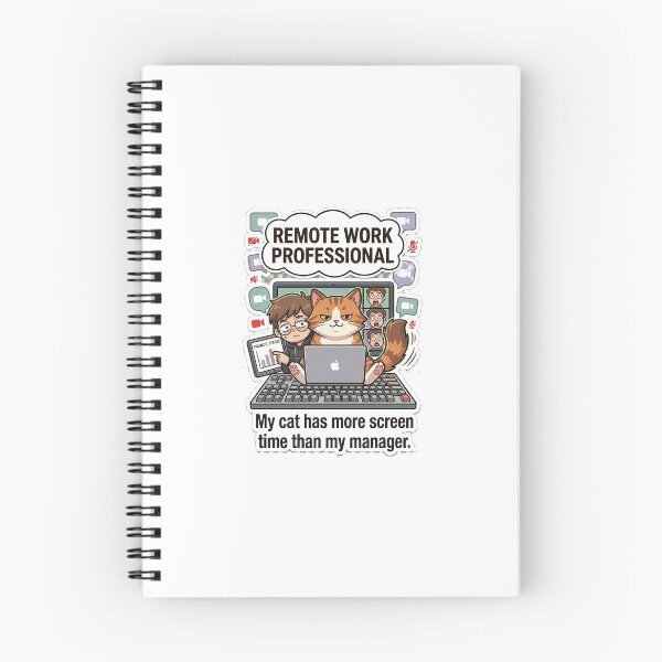 Item preview, Remote Work Professional Cat Screen Time designed and sold by IntrovertEngineer11.