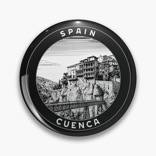 Item preview, Cuenca Spain Linocut Style  designed and sold by Thistle-TShop.