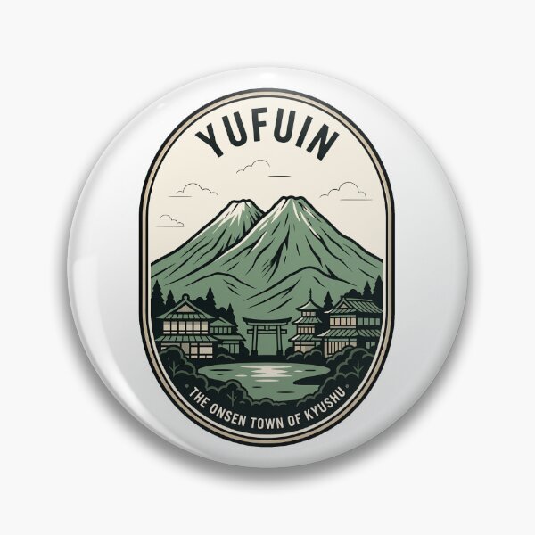 Item preview, Vintage Yufuin Japan Onsen Town Travel Badge designed and sold by k3rstman1.