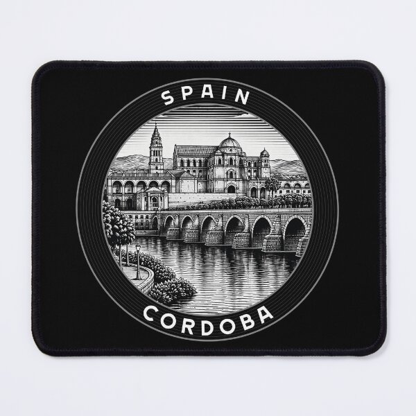 Item preview, Cordoba Spain Linocut Style designed and sold by Thistle-TShop.