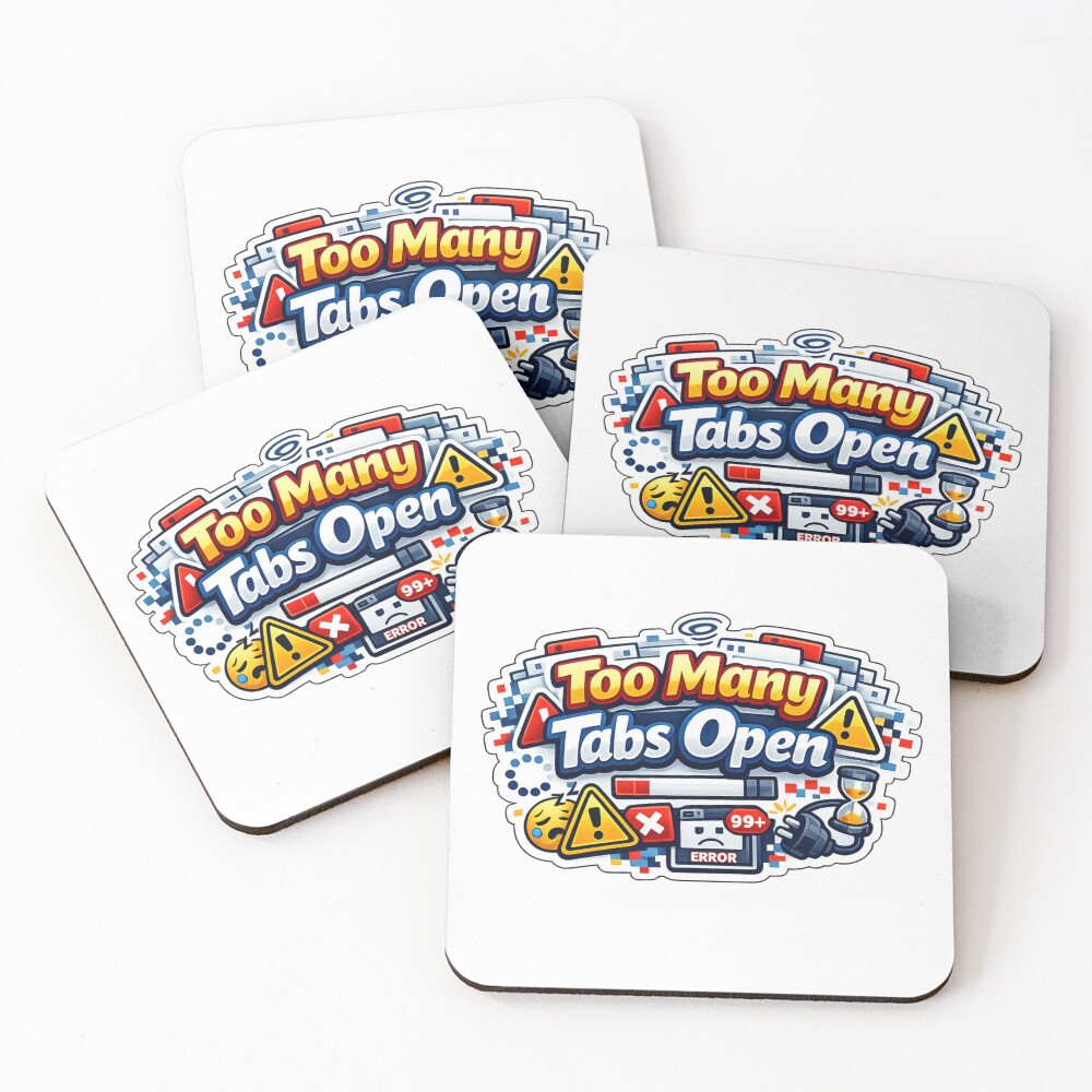 Item preview, Coasters (Set of 4) designed and sold by BrightMindPrint.