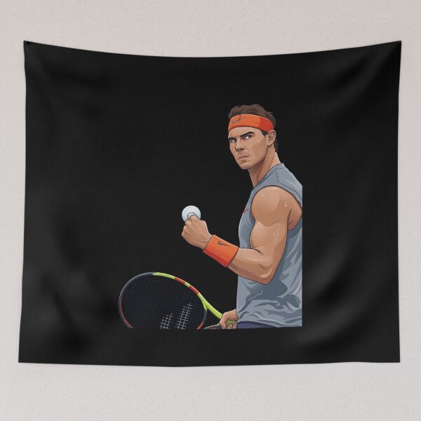 Item preview, Rafael nadal vector Illustration designed and sold by Boruto1231.