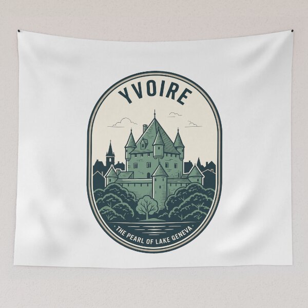 Item preview, Vintage Yvoire France Pearl of Lake Geneva Castle designed and sold by k3rstman1.