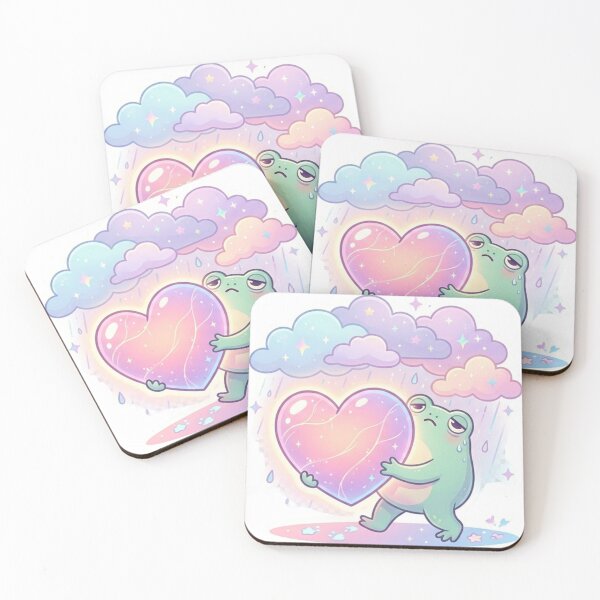 Item preview, Trying My Best Frog Sticker designed and sold by Elviqus Shop.