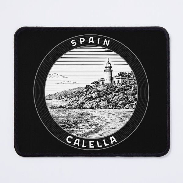 Item preview, Calella Spain Linocut Style  designed and sold by Thistle-TShop.