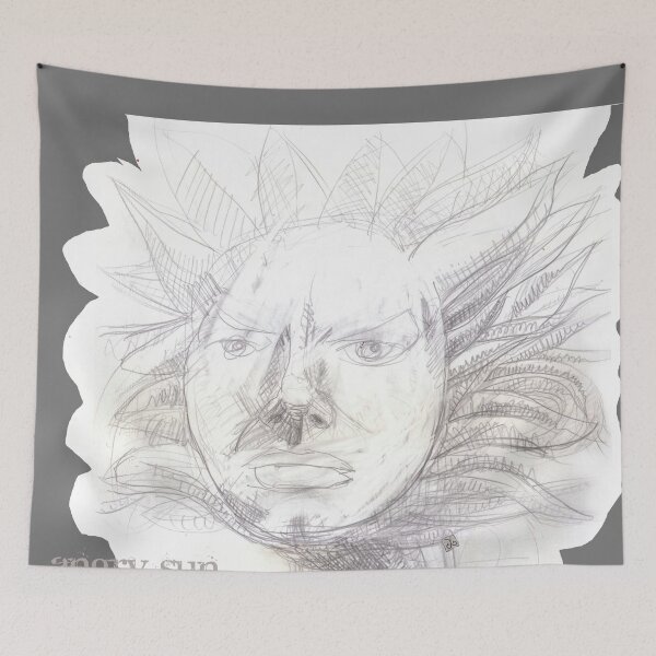 Item preview, Angry Sun (ACCI Original Drawing)  designed and sold by VanyssaGraphics.