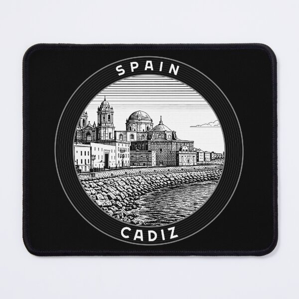 Item preview, Cadiz Spain Linocut Style designed and sold by Thistle-TShop.