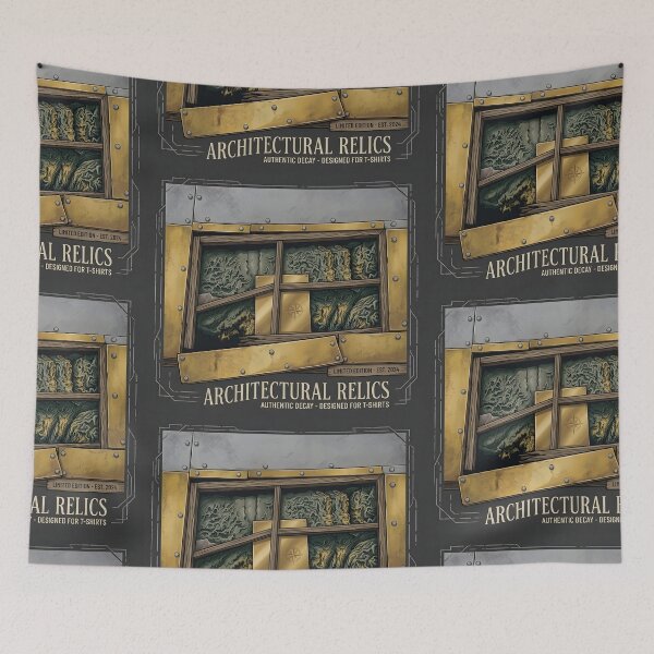 Item preview, Architectural Relics Industrial Decay | Steampunk Brass and Steel Mechanical Wall Art | Limited Edition Tech Relic designed and sold by SergioMiklos.