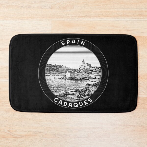 Item preview, Cadaques Spain Linocut Style  designed and sold by Thistle-TShop.