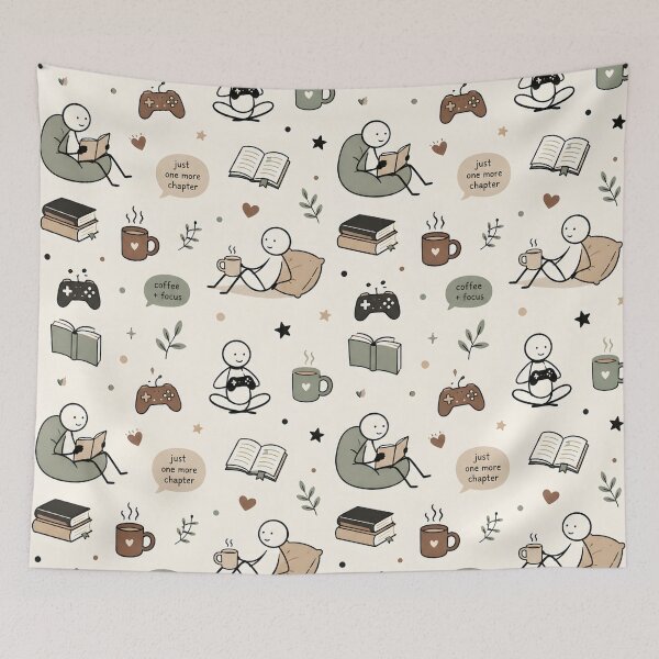 Item preview, Stickman Hobby Icon Pattern designed and sold by StickyGuys.