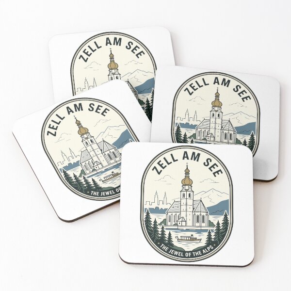 Item preview, Zell am See Austria Vintage Alps Travel Badge designed and sold by k3rstman1.