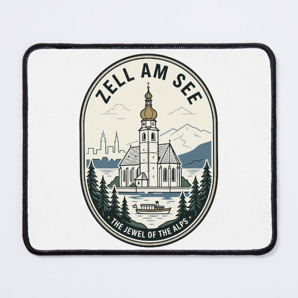 Item preview, Zell am See Austria Vintage Alps Travel Badge designed and sold by k3rstman1.