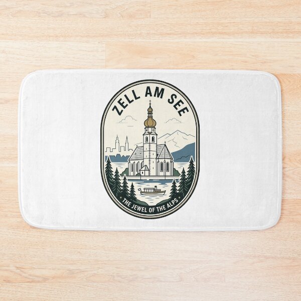 Item preview, Zell am See Austria Vintage Alps Travel Badge designed and sold by k3rstman1.