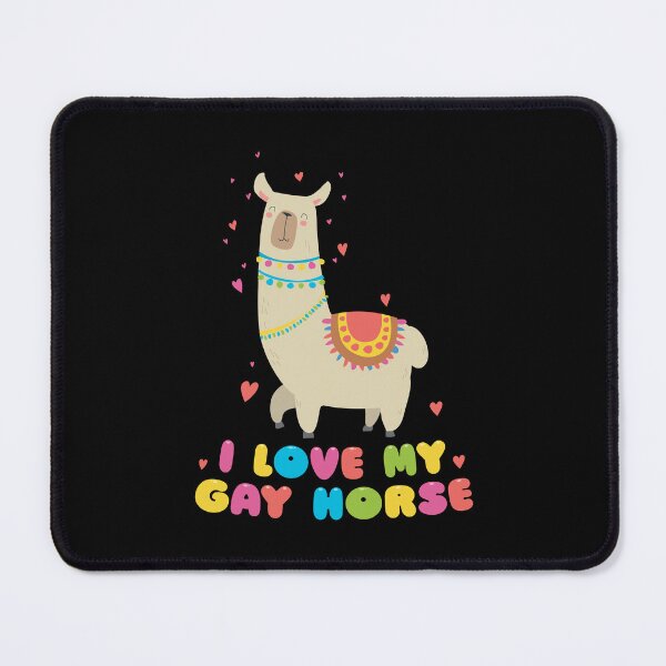 Item preview, Gay horse llama - Funny south American llama design designed and sold by messy-nessie.