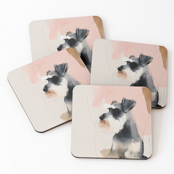 Item preview, Schnauzer in Delicate Watercolor designed and sold by lautir.