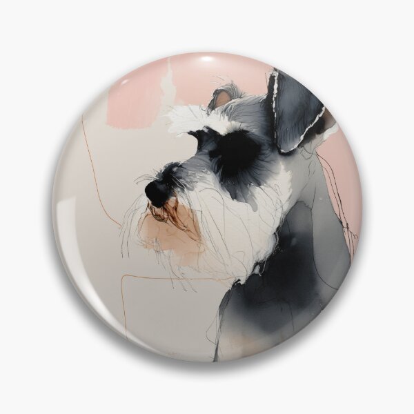Item preview, Schnauzer in Delicate Watercolor designed and sold by lautir.