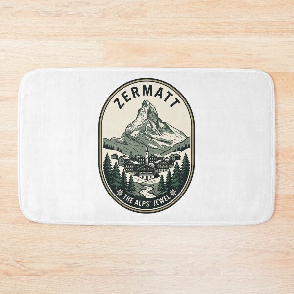 Item preview, Zermatt Switzerland Matterhorn Vintage Travel Badge designed and sold by k3rstman1.