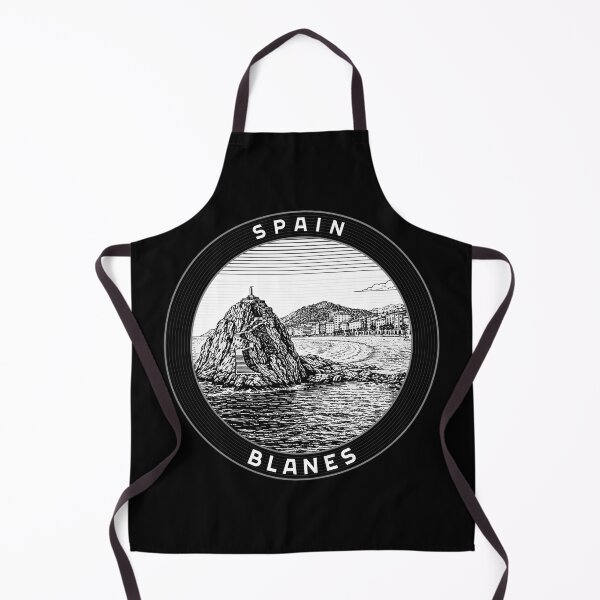 Item preview, Blanes Spain Linocut Style designed and sold by Thistle-TShop.