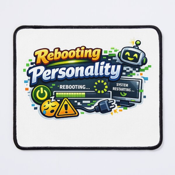 Item preview, Rebooting Personality Sticker designed and sold by BrightMindPrint.