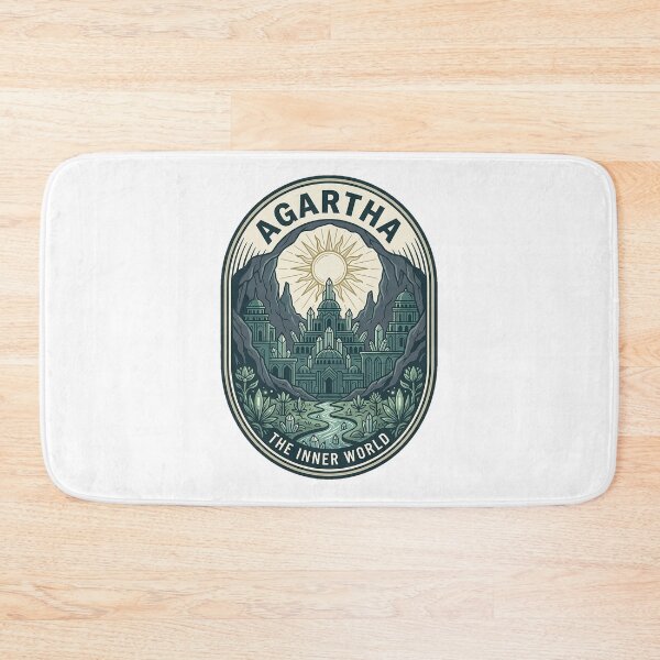 Item preview, Agartha Inner World Hollow Earth Subterranean City Badge designed and sold by k3rstman1.