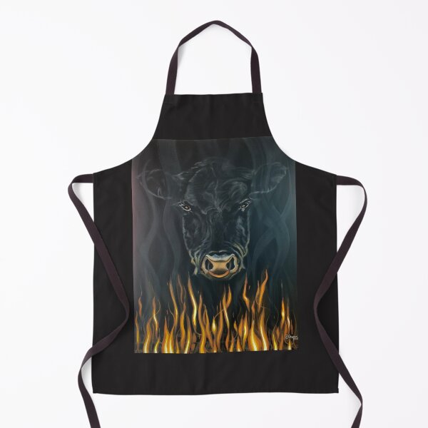 Item preview, Angus, grill, flames, hot, men's night, bull designed and sold by artecaspari.