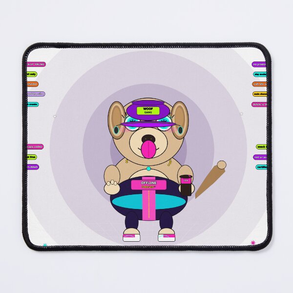 Item preview, Woof Gang Offline Forever Gen Z Slang Cartoon Dog designed and sold by OFFLINE FOREVER™ オフライン.