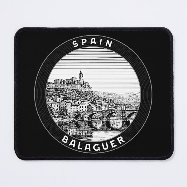 Item preview, Balaguer Spain Linocut Style designed and sold by Thistle-TShop.