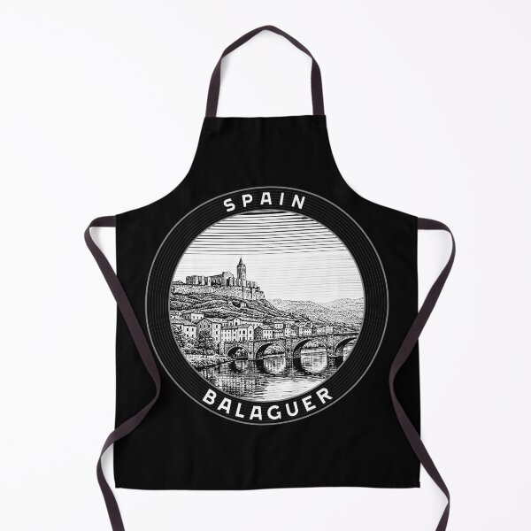 Item preview, Balaguer Spain Linocut Style designed and sold by Thistle-TShop.