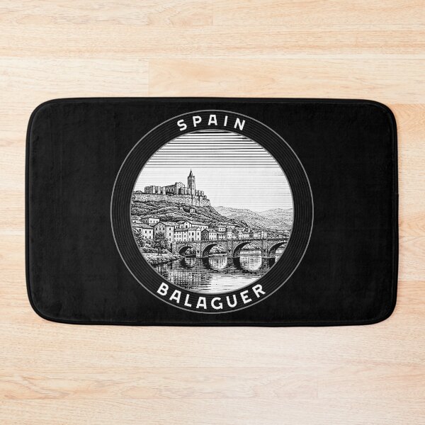 Item preview, Balaguer Spain Linocut Style  designed and sold by Thistle-TShop.