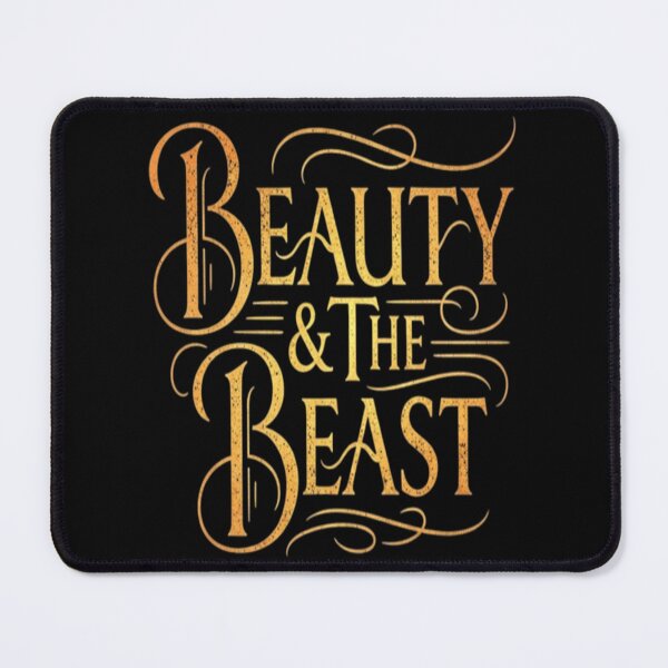 Item preview, Beauty & The Beast Typography designed and sold by DedrickTurcott.