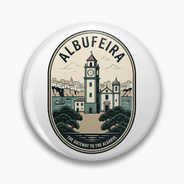 Item preview, Vintage Albufeira Portugal Algarve Travel Badge designed and sold by k3rstman1.