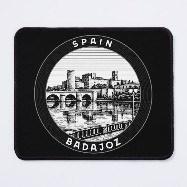 Item preview, Badajoz Spain Linocut Style  designed and sold by Thistle-TShop.