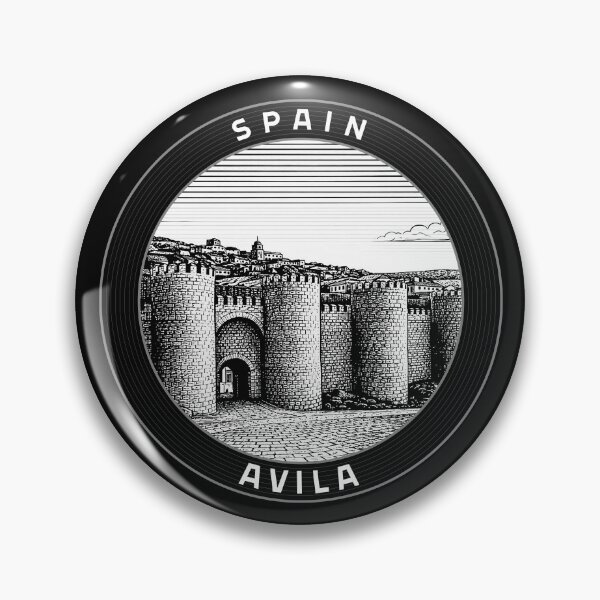 Item preview, Avila Spain Linocut Style  designed and sold by Thistle-TShop.
