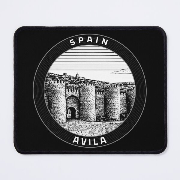 Item preview, Avila Spain Linocut Style  designed and sold by Thistle-TShop.