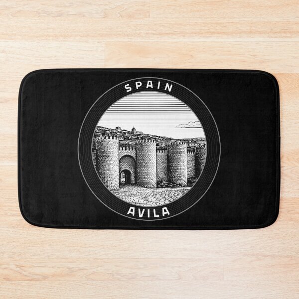 Item preview, Avila Spain Linocut Style  designed and sold by Thistle-TShop.