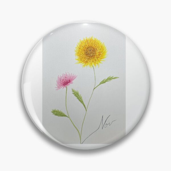 Item preview, Autumn - November - Chrysanthemum: Calm designed and sold by MiniRadiance.