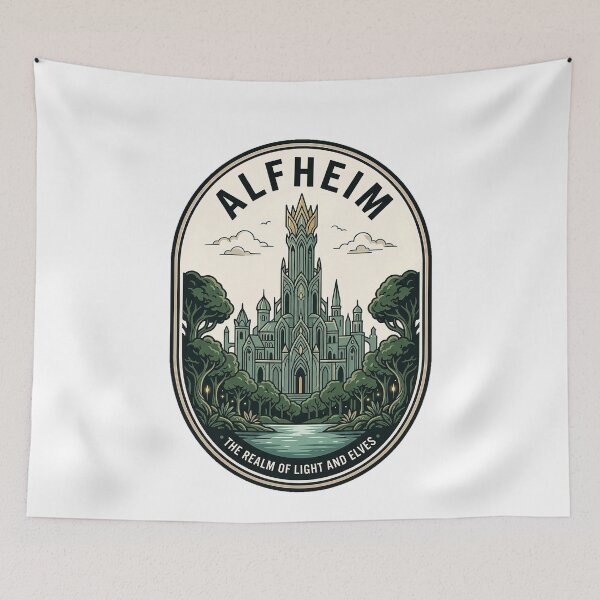 Item preview, Alfheim Realm of Light and Elves Badge designed and sold by k3rstman1.