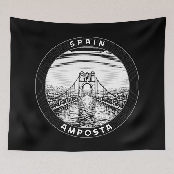 Item preview, Amposta Spain Linocut Style  designed and sold by Thistle-TShop.